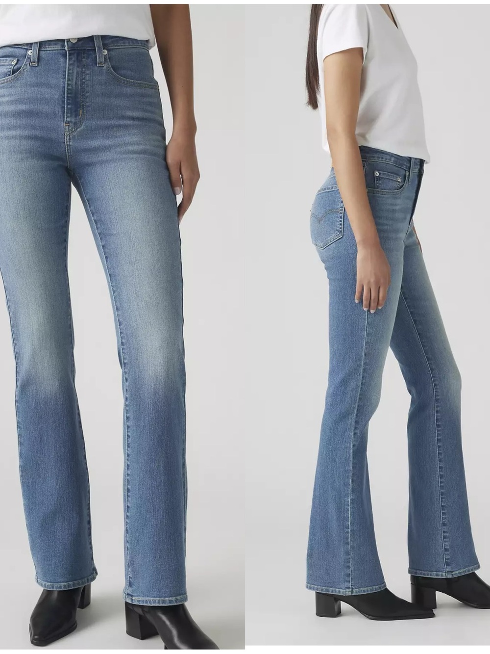 LEVI’S Red Tab 725 High-Rise Bootcut Slim Fit Light Wash Women’s Jeans Size 30